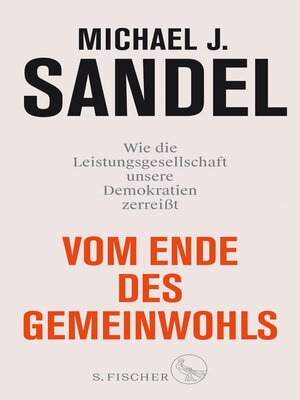 cover image of Vom Ende des Gemeinwohls